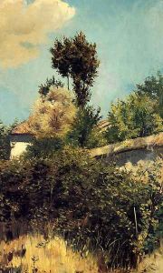 The Garden Wall by Santiago Rusinol i Prats