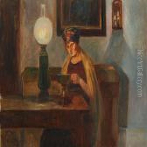 Interior With Woman - view 1