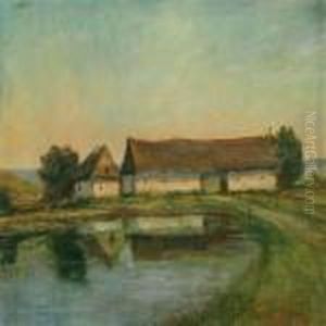 Danish Landscape With Farm Danish Landscape With Farm