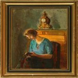 Interior With A Woman Interior With A Woman