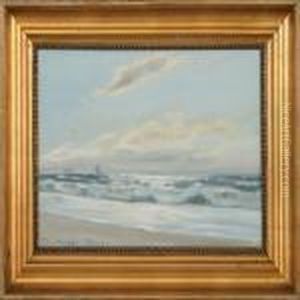 Beach Scenery Withsailing Ships Beach Scenery Withsailing Ships