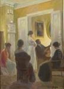 Le Concert Au Salon by Poul Friis Nybo