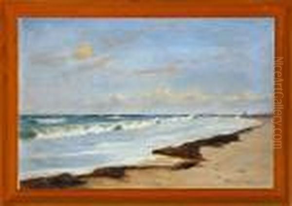 Breakers Along Skagen Coast, Denmark - view 1