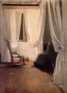 La convaleciente by Santiago Rusinol i Prats