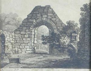 Ruins Of Killester Church, Co Dublin by James Arthur O'Connor