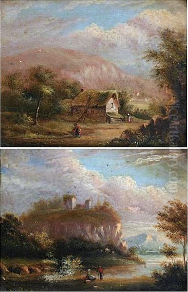 River Landscape With Figures - view 1