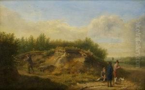 Landscape With Four Men And A Dog Landscape With Four Men And A Dog