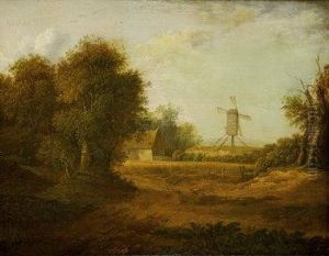 Landscape With Windmill by James Arthur O'Connor