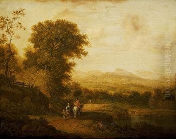 Travellers In Landscape - view 1