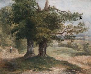Figure On A Woodland Path by James Arthur O'Connor