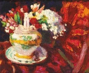 Fleurs Sur Une Chaise by Roderic O'Conor
