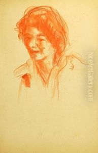 Portrait De Femme by Roderic O'Conor