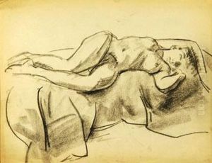 Nu Allonge, Assoupi by Roderic O'Conor