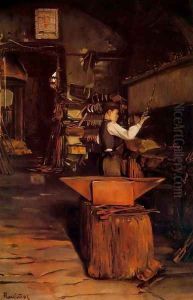 El herrero by Santiago Rusinol i Prats