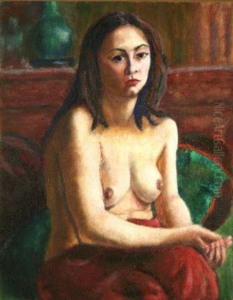 Seated Nude In An Interior - view 1