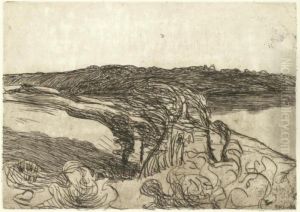 Paysage Avec Arbres Pres D?un Aber by Roderic O'Conor