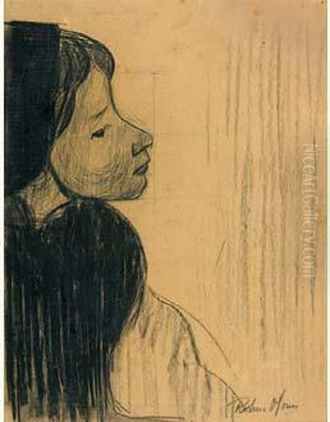 Jeune Fille De Profil - view 1