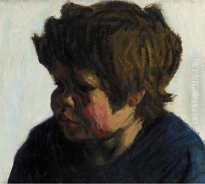 Head Of A Breton Boy by Roderic O'Conor