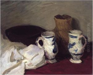 Still Life With Three Jugs (nature Morte Aux Trois Pichets) by Roderic O'Conor