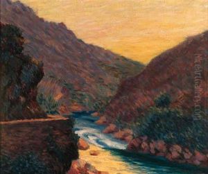 Valley Landscape Near Cassis