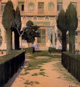 Jardín del Palacio de Viznar