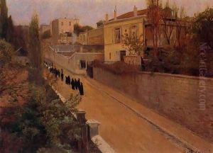 Una cuesta de Montmartre by Santiago Rusinol i Prats