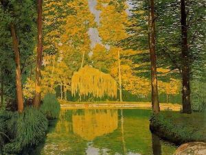 Jardines de Aranjuez 3 by Santiago Rusinol i Prats