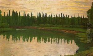 Reflejos en el lago by Santiago Rusinol i Prats
