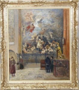 Storkyrkanstockholm by Frans Wilhelm Odelmark