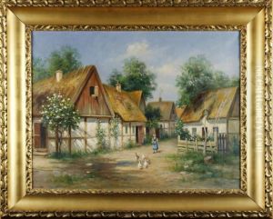 Wilhelm . Motiv Fran Falsterbo by Frans Wilhelm Odelmark
