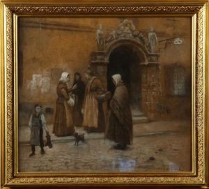 Stora Nygatan 2 Gamla Stan Stockholm by Frans Wilhelm Odelmark