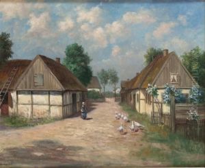 Sommarmotiv Fran Falsterbo by Frans Wilhelm Odelmark