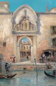 Kanalszene Venedig