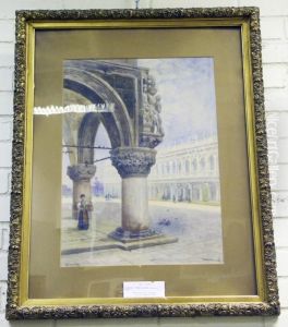 Motiv Fran Venedig. by Frans Wilhelm Odelmark
