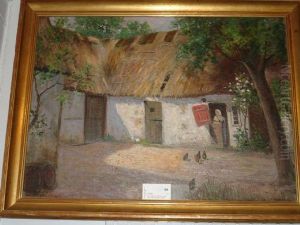 Olja, Motiv Fran Falsterbo, 50x68 by Frans Wilhelm Odelmark