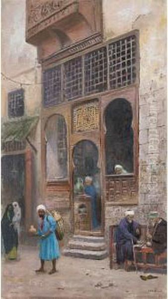 Straattafereel In Cairo - view 1