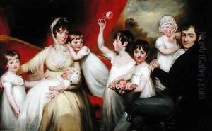 John Lee and his Family, c.1800 by John Russell
