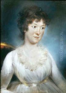 Portrait of Mrs David Russell, 1799 by John Russell