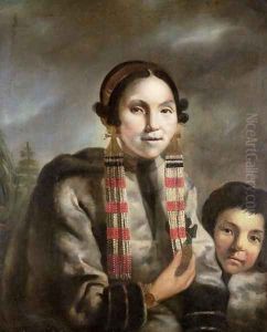 Portrait of Micoc and her Son Tootac, c.1769