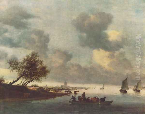 A Ferry Boat near Arnheim 1651 - view 1