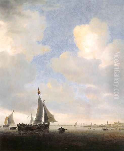 View of Alkmaar from the Sea - view 1