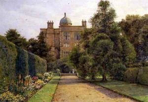 The Long Border, Doddington Hall, Nether Stowey, Somerset by Ernest Arthur Rowe