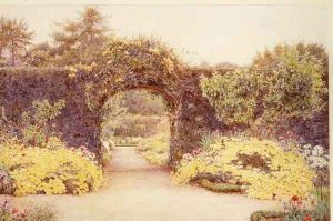 July Gold, Abbey Leix, Eire by Ernest Arthur Rowe