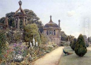 The Gardens at Montacute, Somerset, 1893