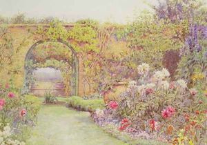 The Hotel Belvedere, Lacerla by Ernest Arthur Rowe