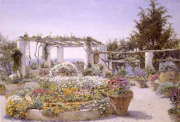 The Pergola, Villa Inercia, Capri, 1899 - view 1
