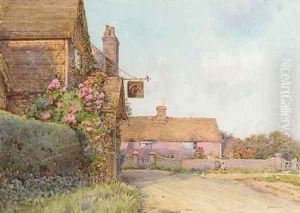 A wayside Inn, Hever by Ernest Arthur Rowe