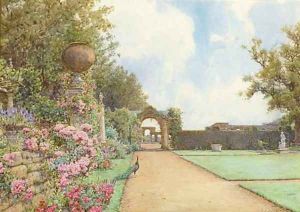 The Italian garden, Hever Castle by Ernest Arthur Rowe