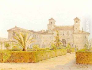 Villa Medici, Rome by Ernest Arthur Rowe