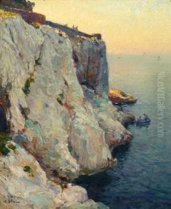 L'aurore Sur La Corniche by Jean-Baptiste Olive
